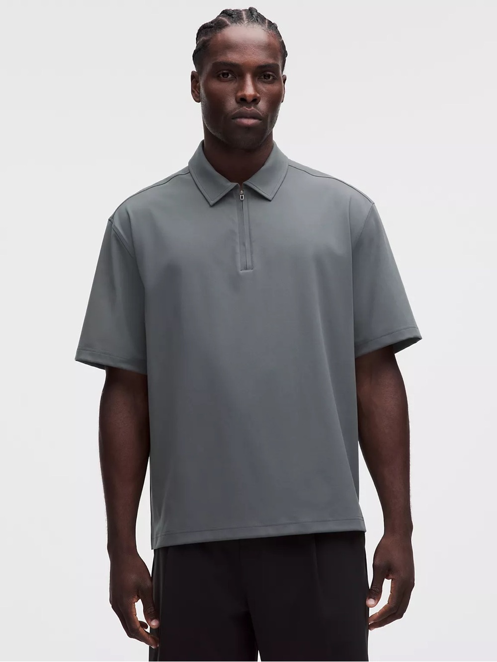Lululemon Men's Small & XXL Daydrift Oversized Short Sleeve Zip Neck Polo